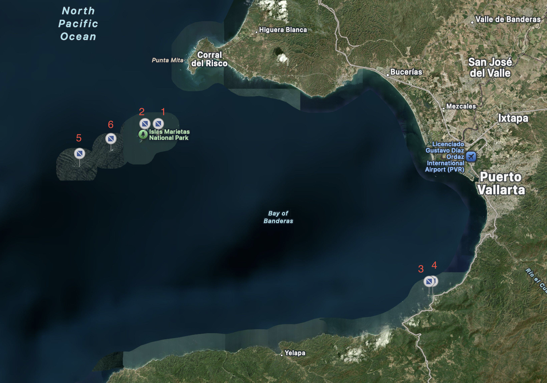 dive site map