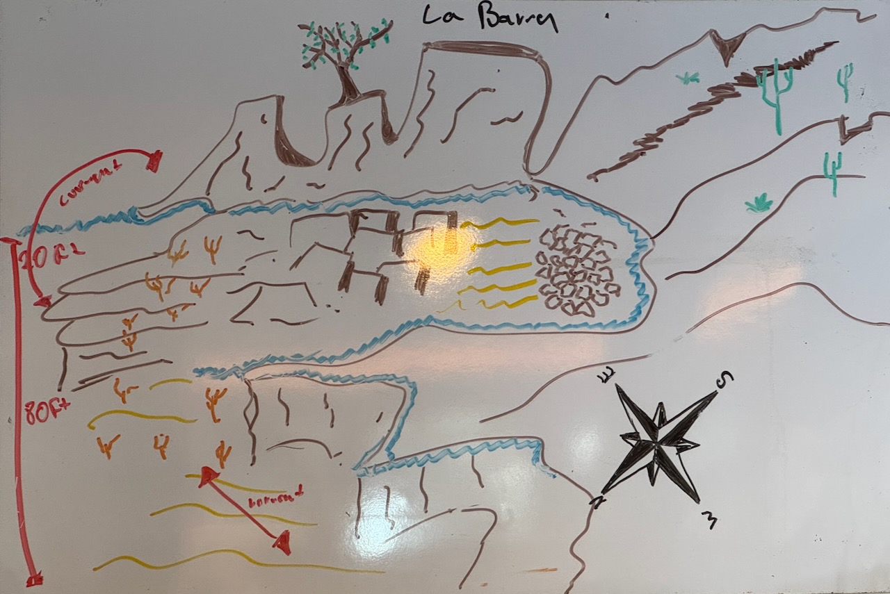 la barren site map